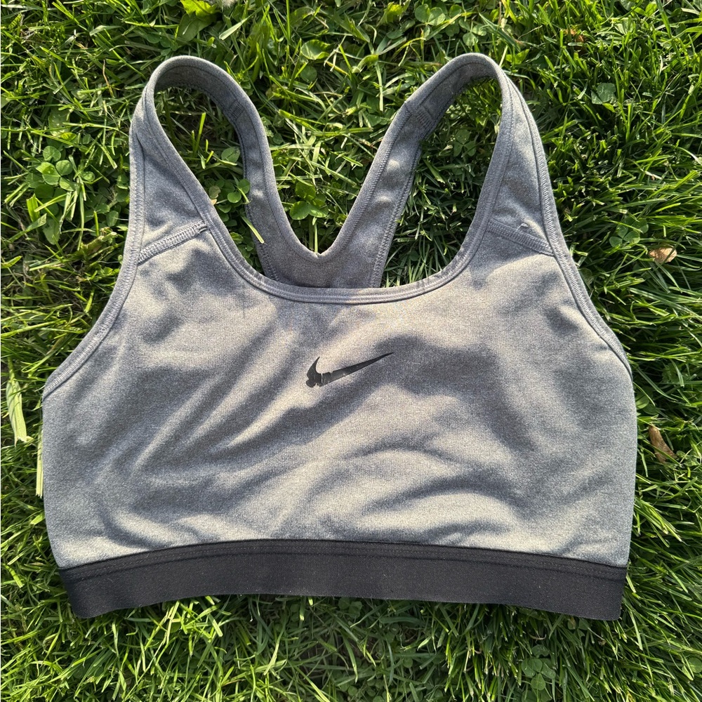 Nike Gray Sports Bra